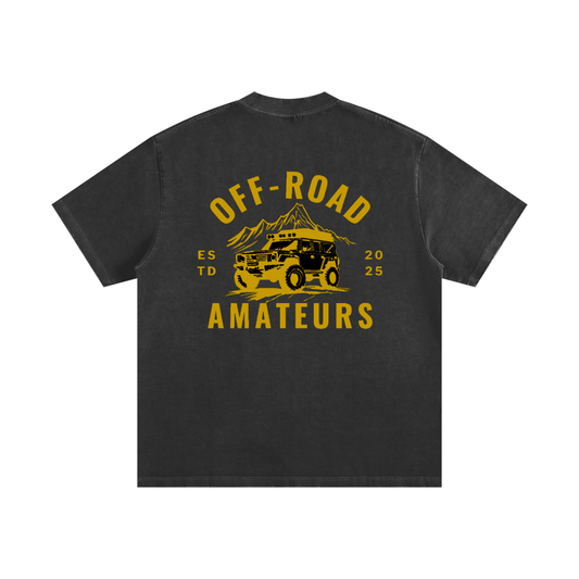 Heavyweight Vintage Washed Frayed T-Shirt